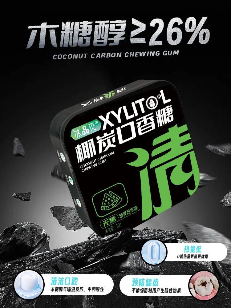 的口香糖正掀起糖果界“黑科技”风暴尊龙人生就是博打破常规！这款黑黑(图6)